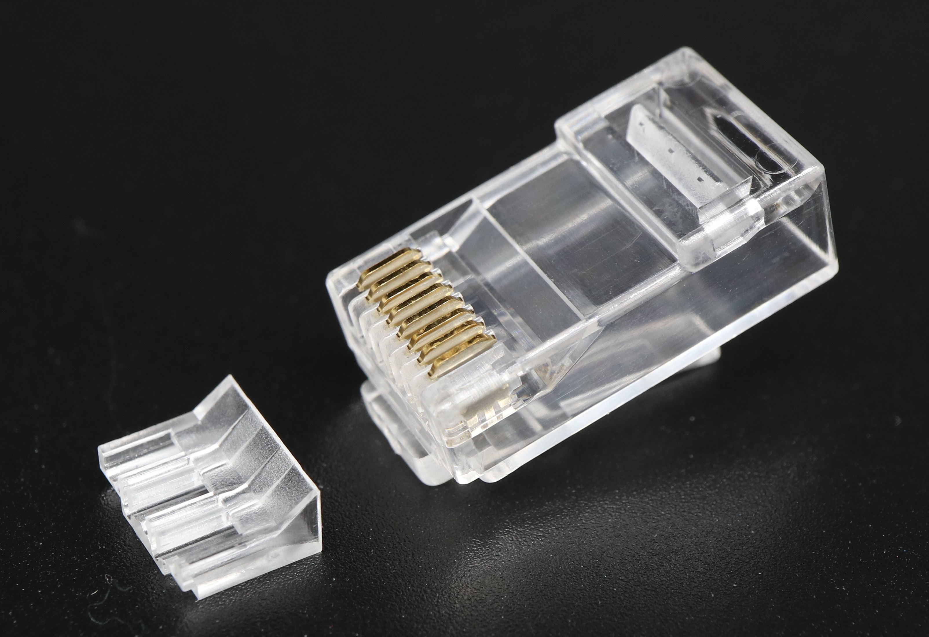 P8-063-8 RJ45 Modular Plug Cat.6A UTP 2 Rows 8P8C-F 0.9mm